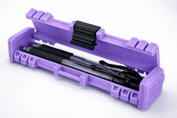 Portable Pen Case Compact 3D Printed Organizer 3d model