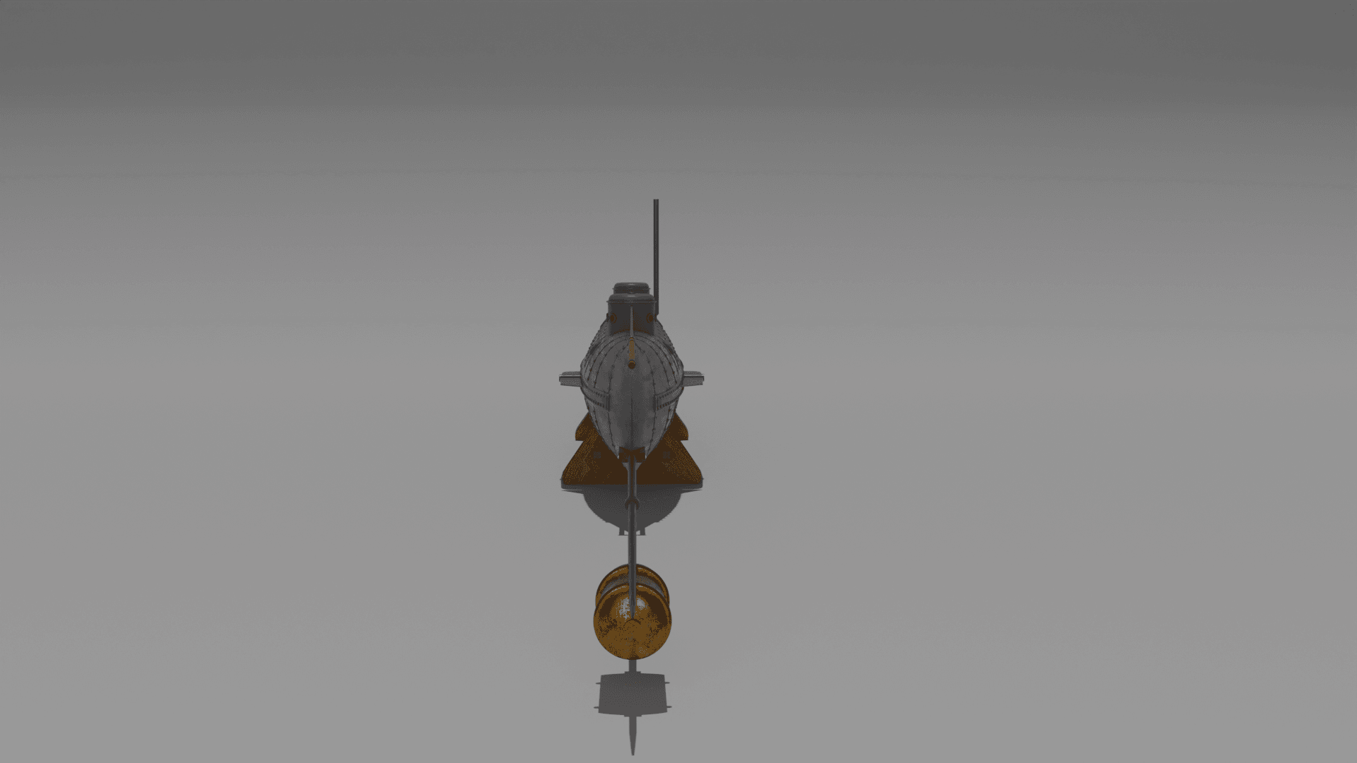 CSS H.L. Hunley 3d model