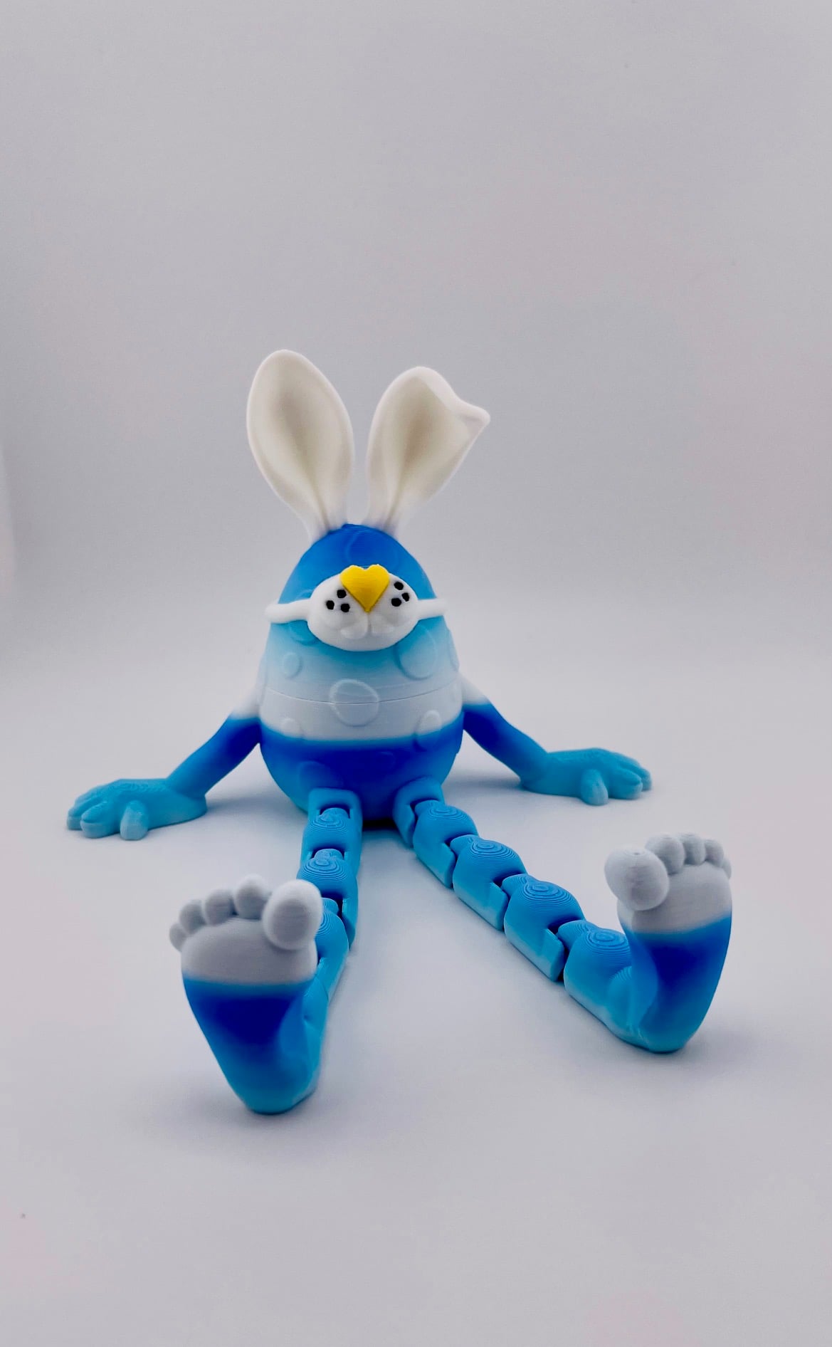 Masked Bunny Egg Flexi Hollow Version 3d model