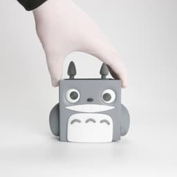 Totoro Pixel Storage Box and Planter (Gridfinity Compatible!) 3d model