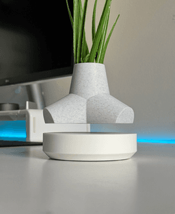 Tetra, levitating plant pot. 3d model