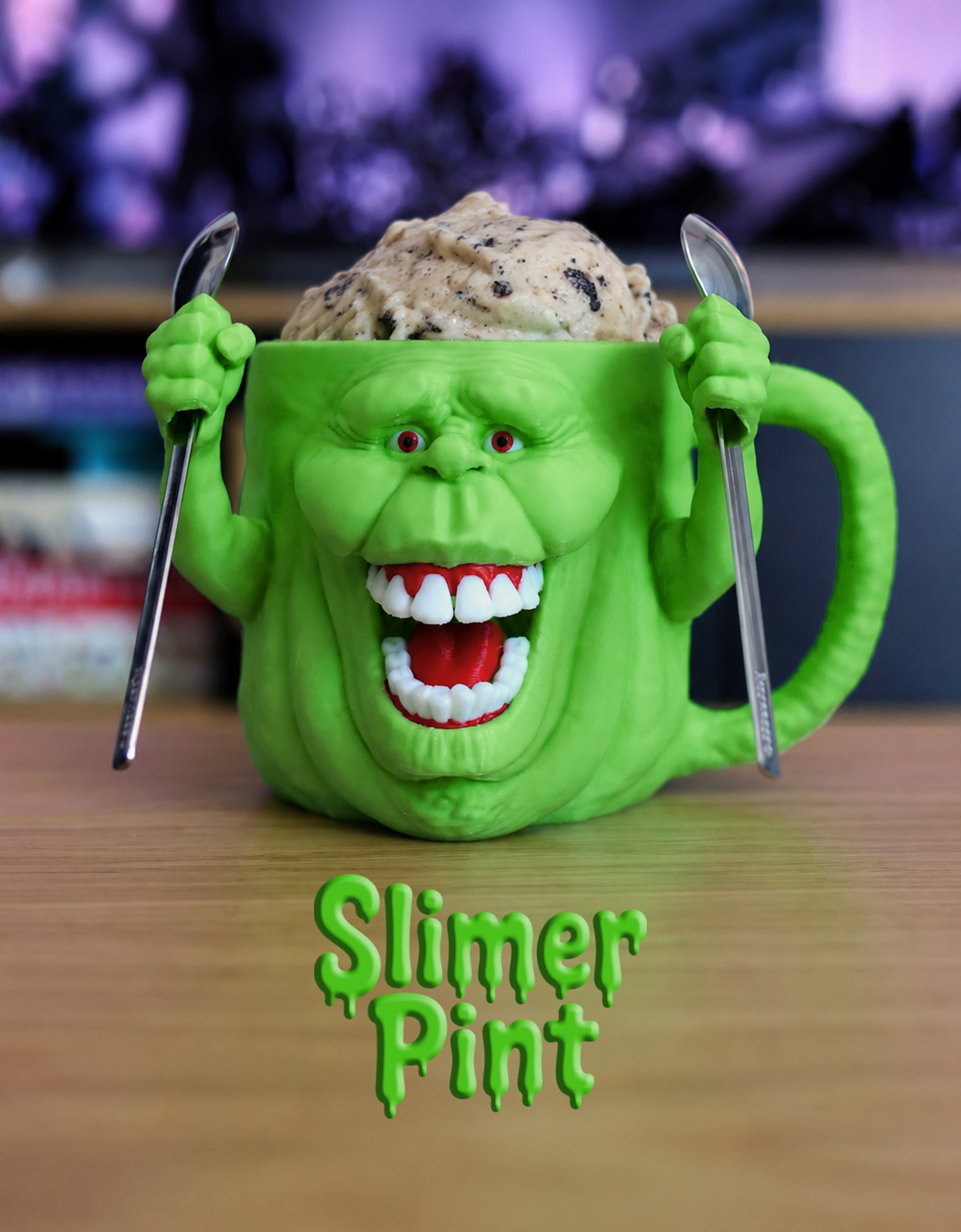 Slimer Ice Cream Holder 3d model