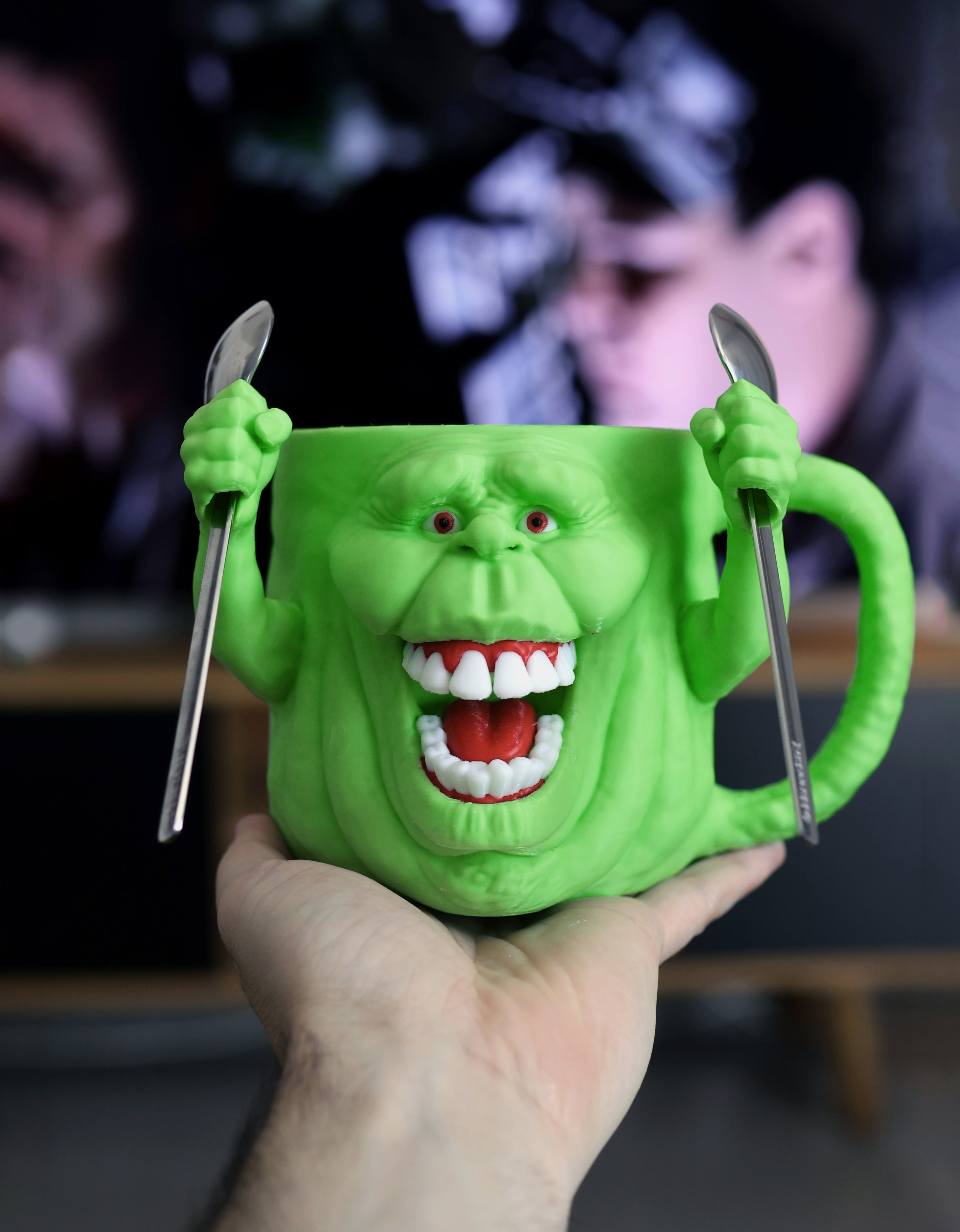 Slimer Ice Cream Holder 3d model