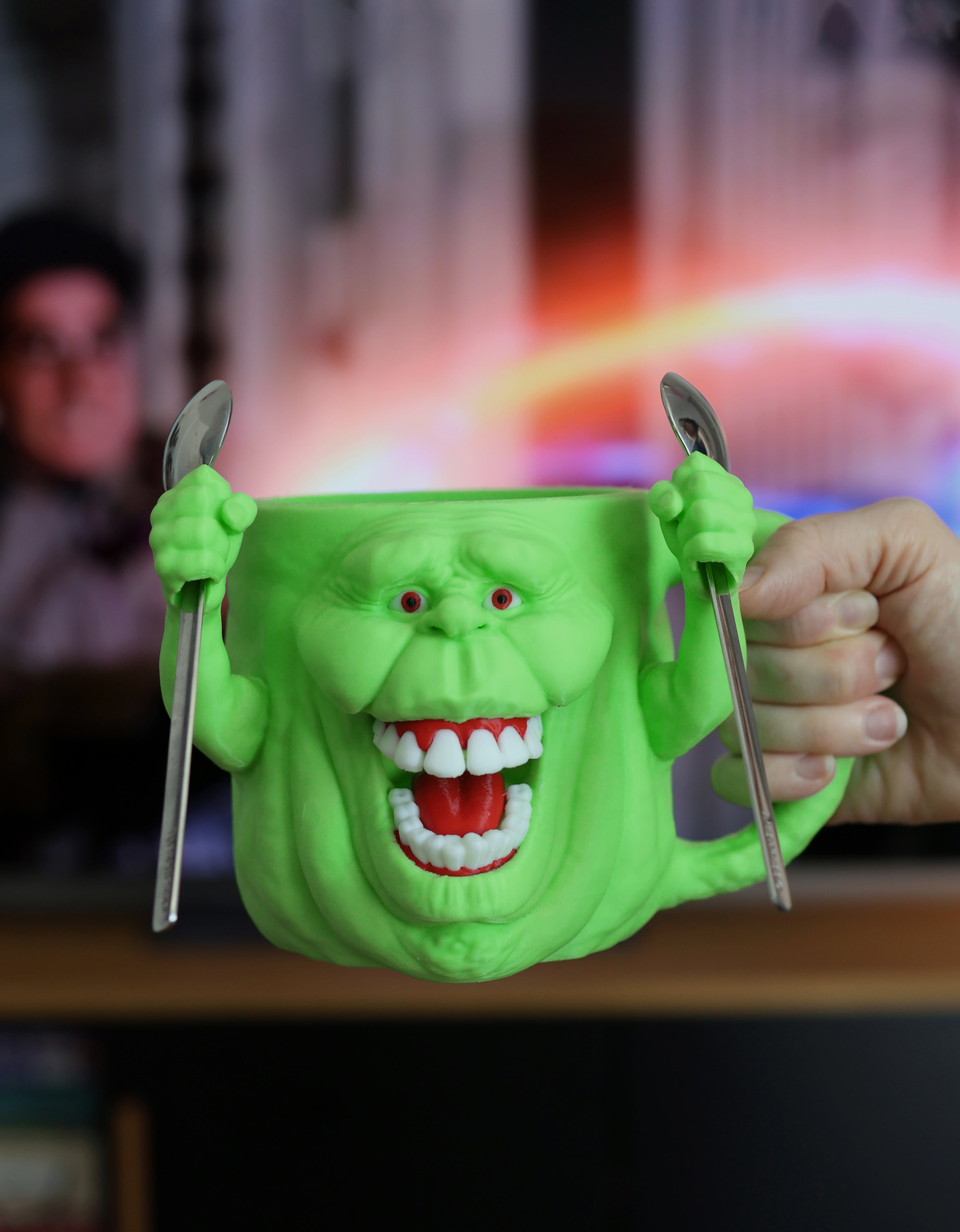 Slimer Ice Cream Holder 3d model