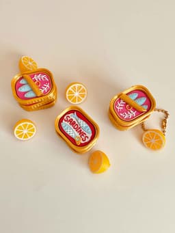 Sardine Clicker Keychain Fidget Toy Bundle 3d model