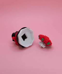 Valentines Flower Bouquet Fidget Clicker 3d model