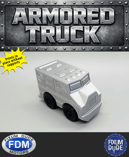 Fixum Dude Motors PiP Armored Truck 3d model