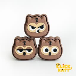 Owl - Clicker Fidget Toy Keychain 3d model