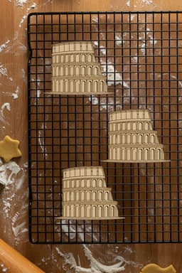 Colieseum Cookie Cutter, Biscuit Cutter 3d model