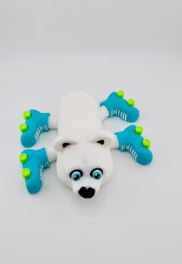Bears on Skates Flexis 3d model