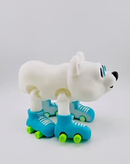 Bears on Skates Flexis 3d model