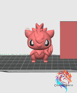 Charming mini Dragon 1 3d model