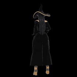 Sexy Curvy Witch v2.0 3d model