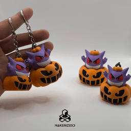 Pumpkin Gengar Clicker 3d model
