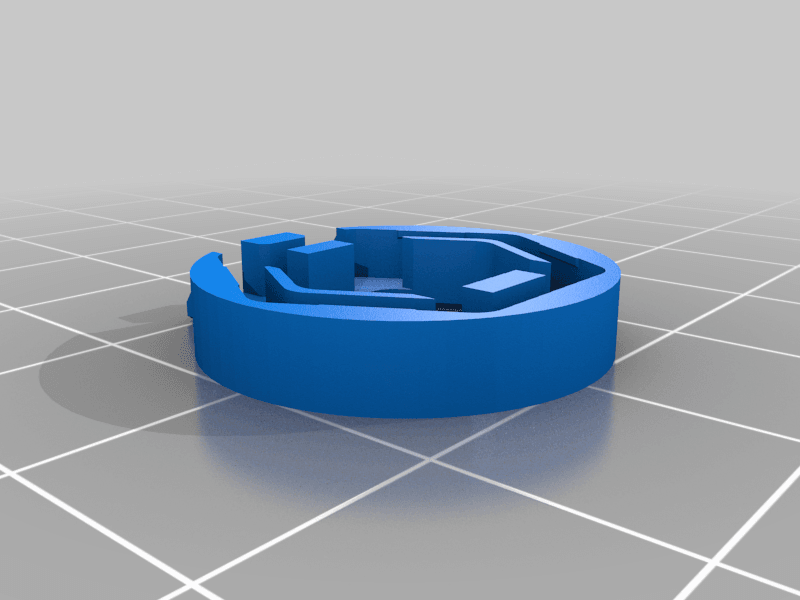 Zipper Puller rounded versions 3d model