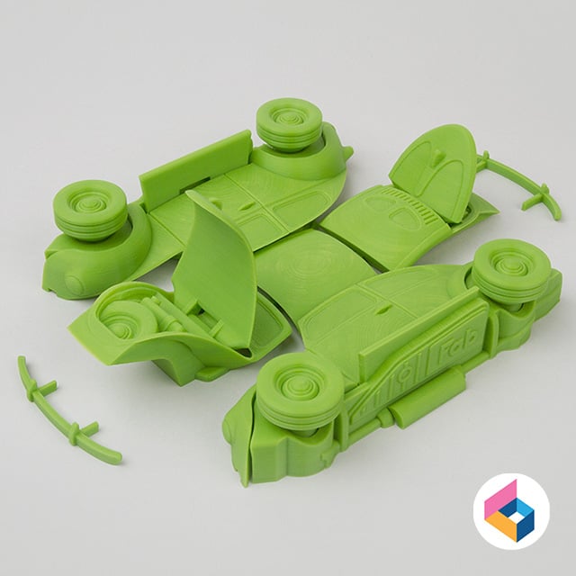 Foldable volkswagen Beetle 3d model