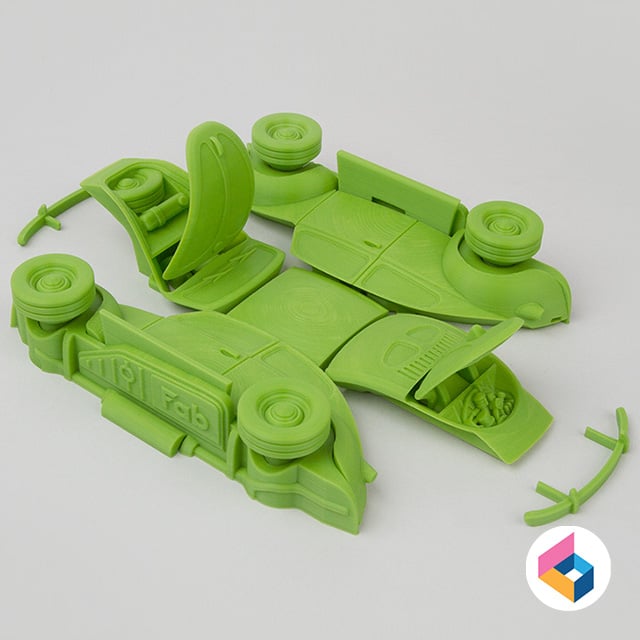 Foldable volkswagen Beetle 3d model