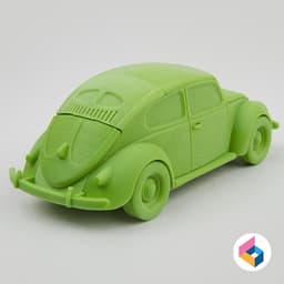 Foldable volkswagen Beetle 3d model