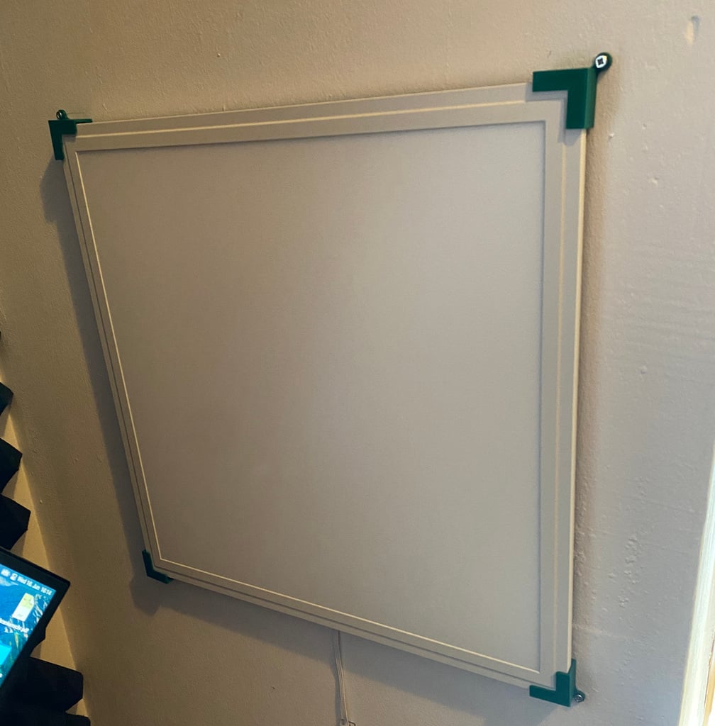 LED panel wall holder 3d model