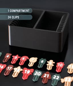 Adventcalendar Clips for Square Bear 3d model