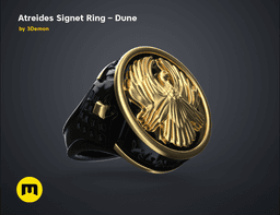 Atreides Signet Ring - Dune 3d model