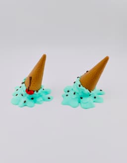 Ice Cream Cone Gnome Cherry Nose 3d model