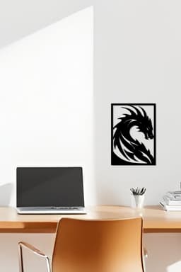 Dragon Wall Art, Wall Decor, Home Decor 3d model