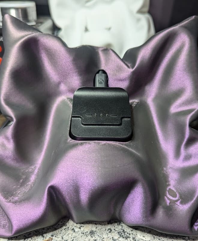 Added a negative part in the slicer so that my elite 2 could charge via its charging dock.
Polymaker Starlight Nebula PLA