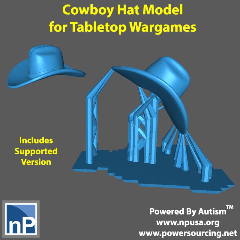 Modern Marvels - Cowboy Hat 3d model