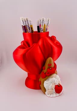 Apple Gnome Pencil Holder 3d model