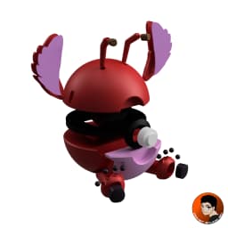 Leroy (Experiment 629) Pokeball 3d model