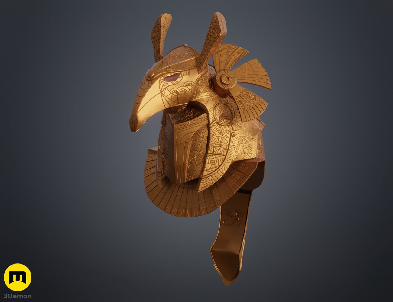 Seth Guard Helmet 3d model