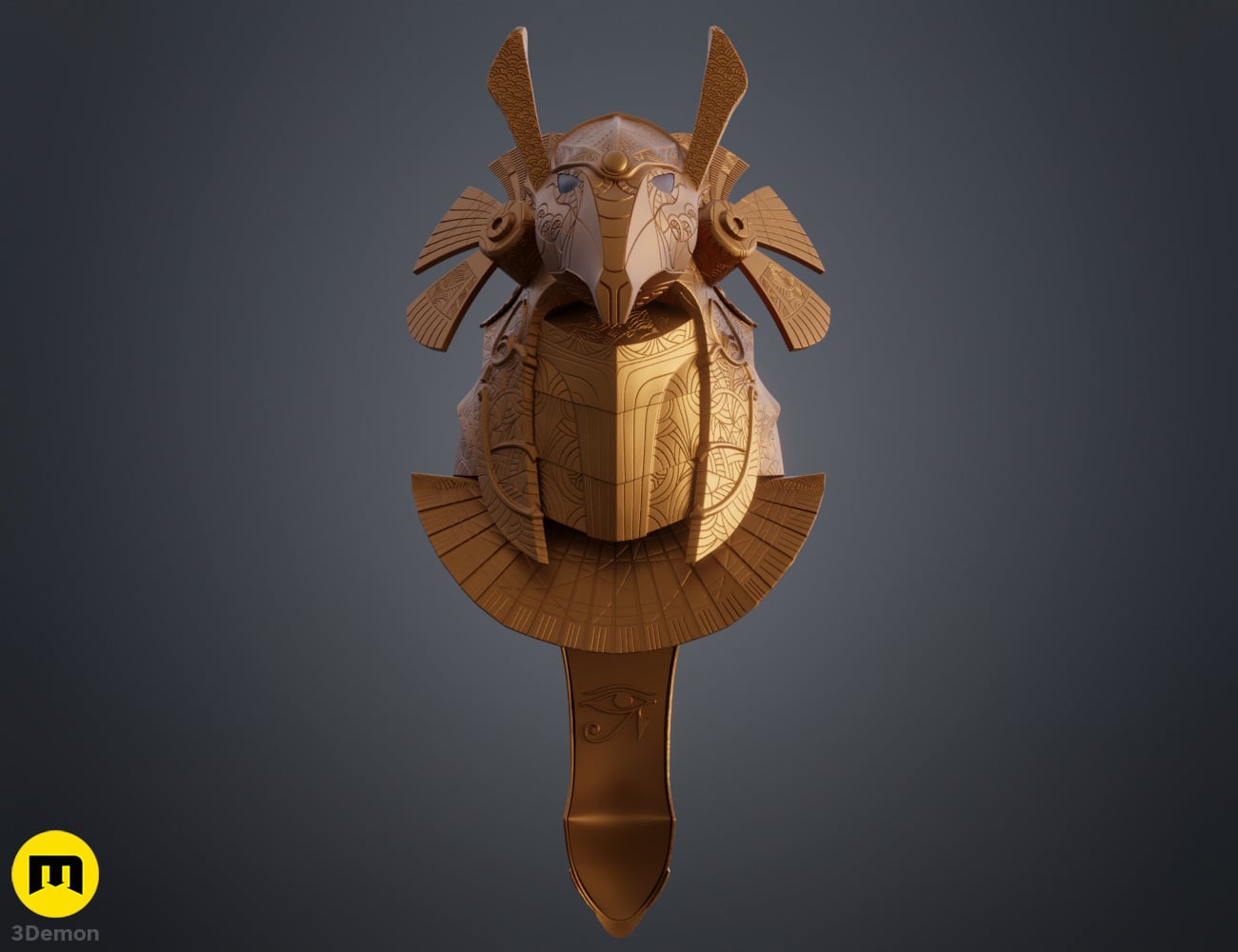 Seth Guard Helmet 3d model