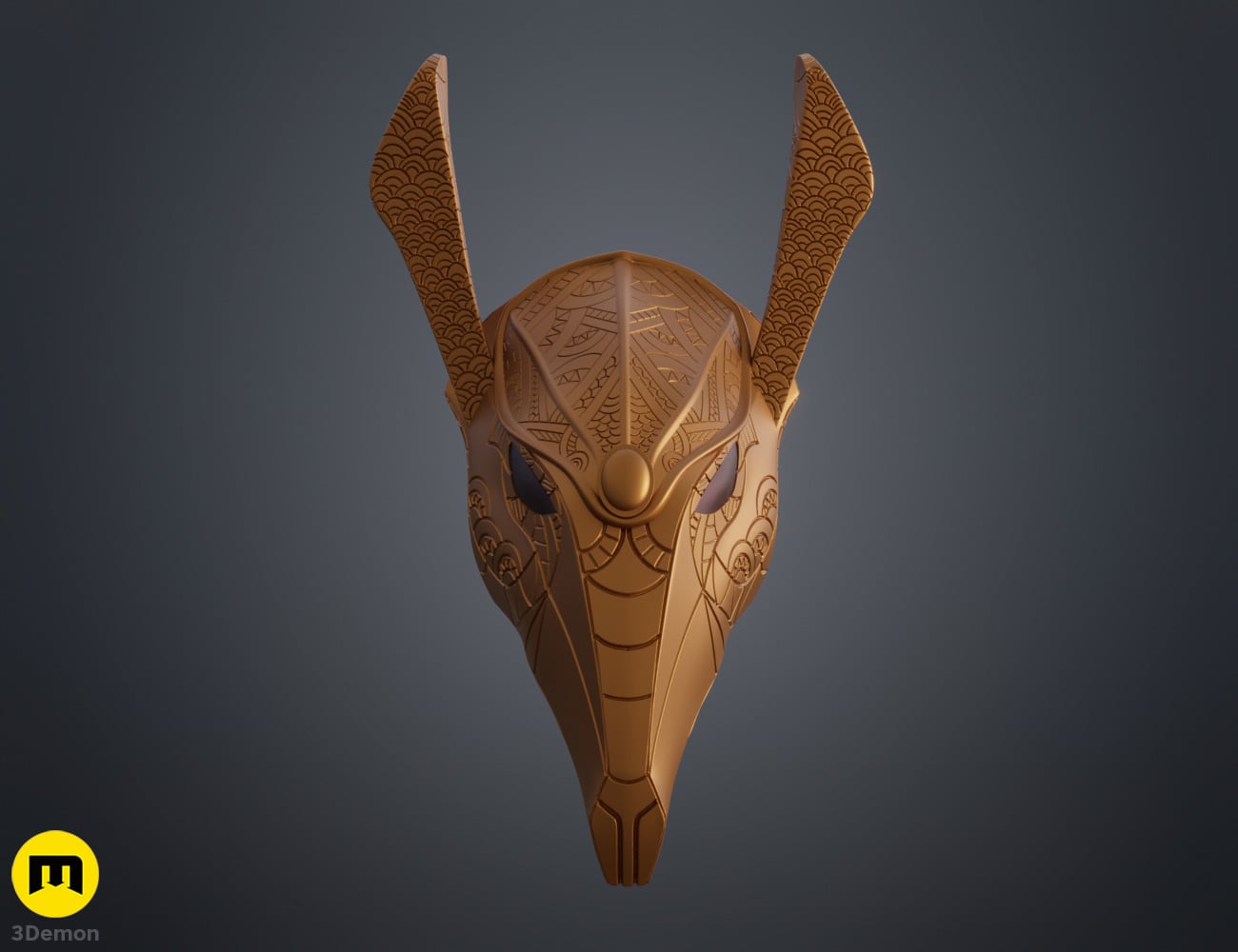 Seth Guard Helmet 3d model