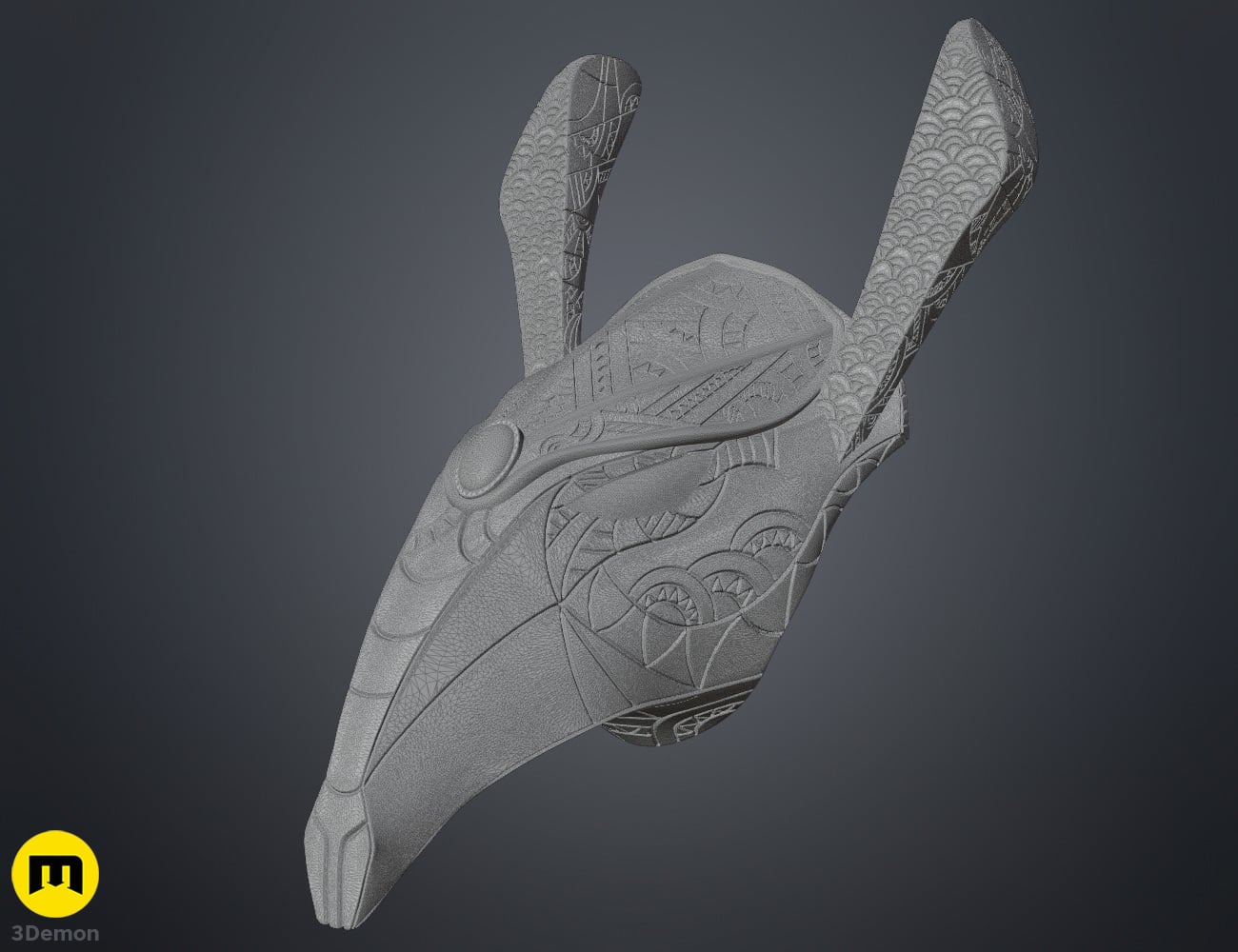 Seth Guard Helmet 3d model
