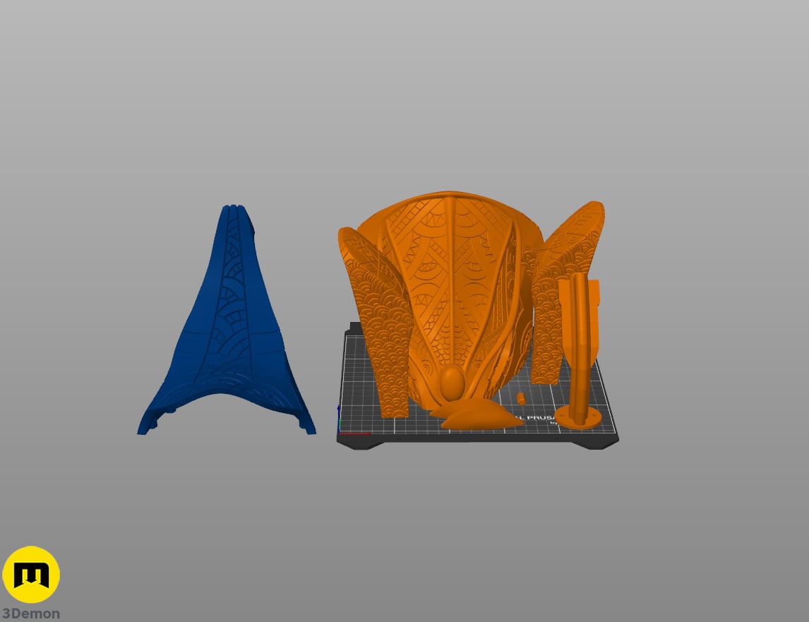 Seth Guard Helmet 3d model