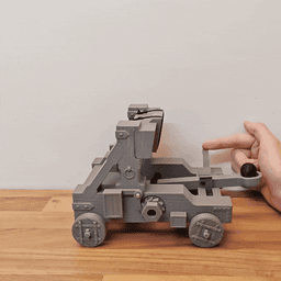 3D Printed Roman Catapult (Working Onager Siege Engine) 3d model