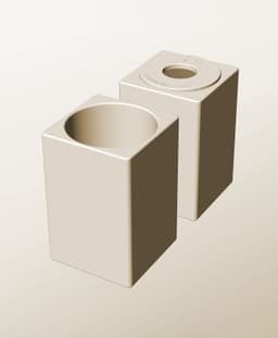 CS96-160-P Stackable pierced component box for creative makers 3d model