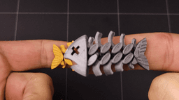 Flexi Fish Bone 2 (chain) 3d model
