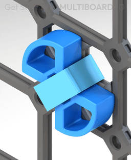 Multibin Twist Lock Divider Tool 3d model