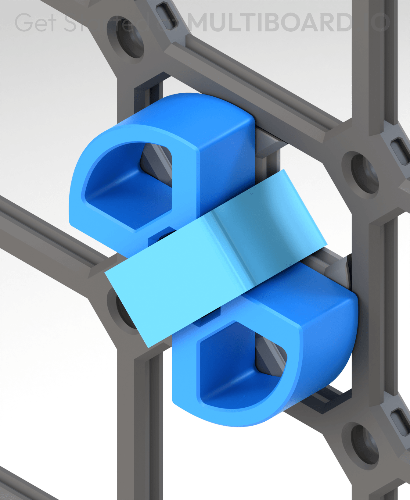 Multibin Twist Lock Divider Tool 3d model