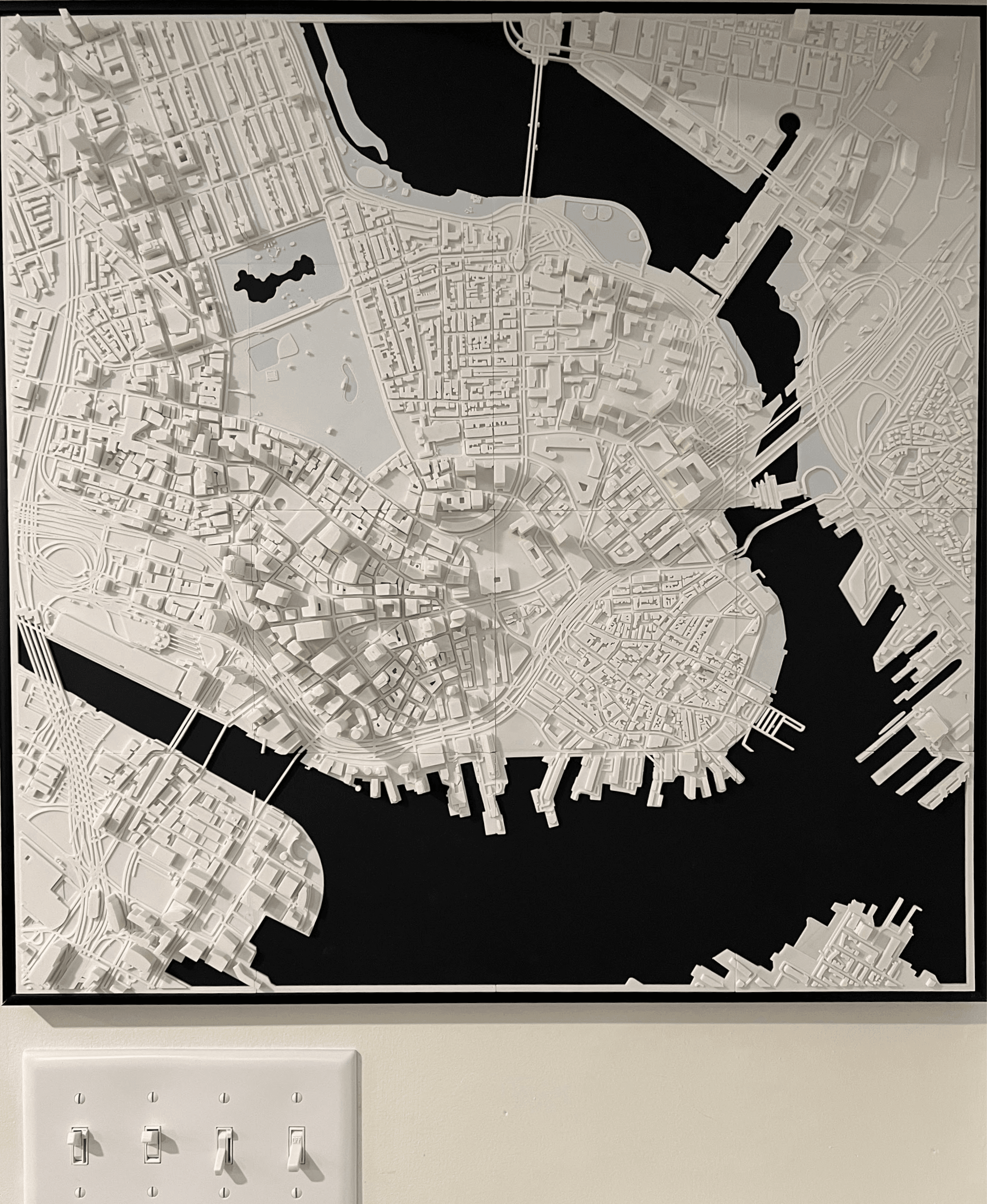 BOSTON, Skyline 3D map 3d model