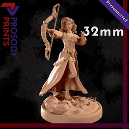 Evelyn Thornehart - 32mm 3d model