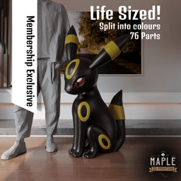 Umbreon - Life Size - Pokemon 3d model