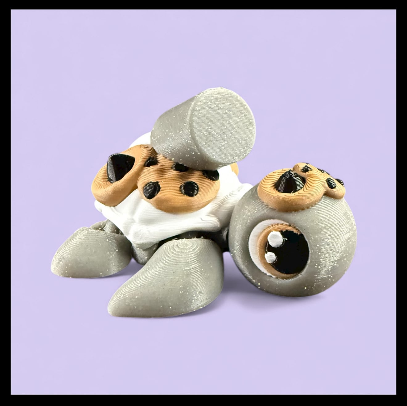 Milk and Cookies Turtle 3d model