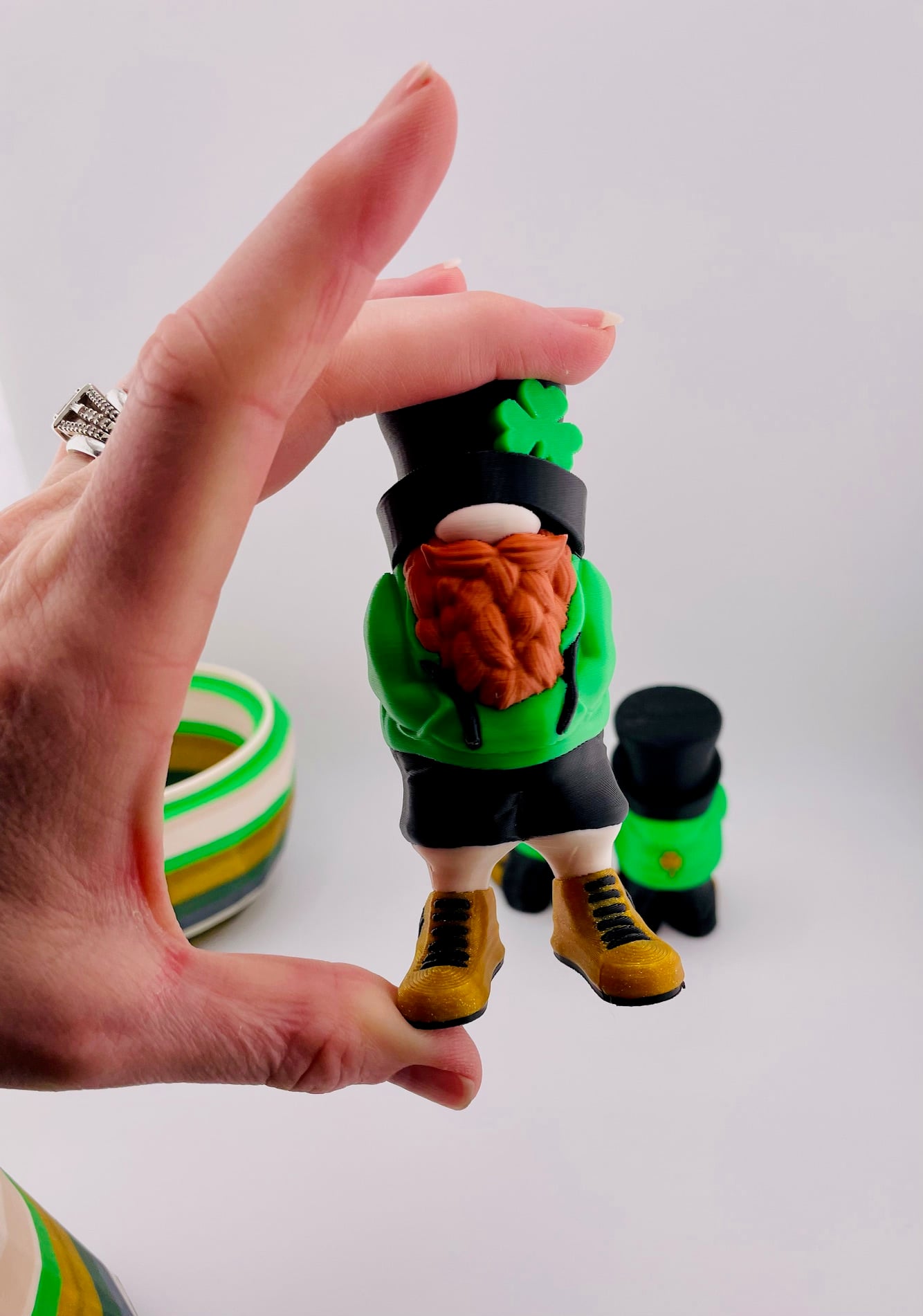 Chill Shorts St Patrick's Day Gnome 3d model