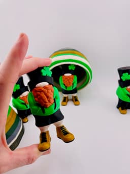 Chill Shorts St Patrick's Day Gnome 3d model