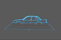 Opel - Commodore Wall Art 3d model
