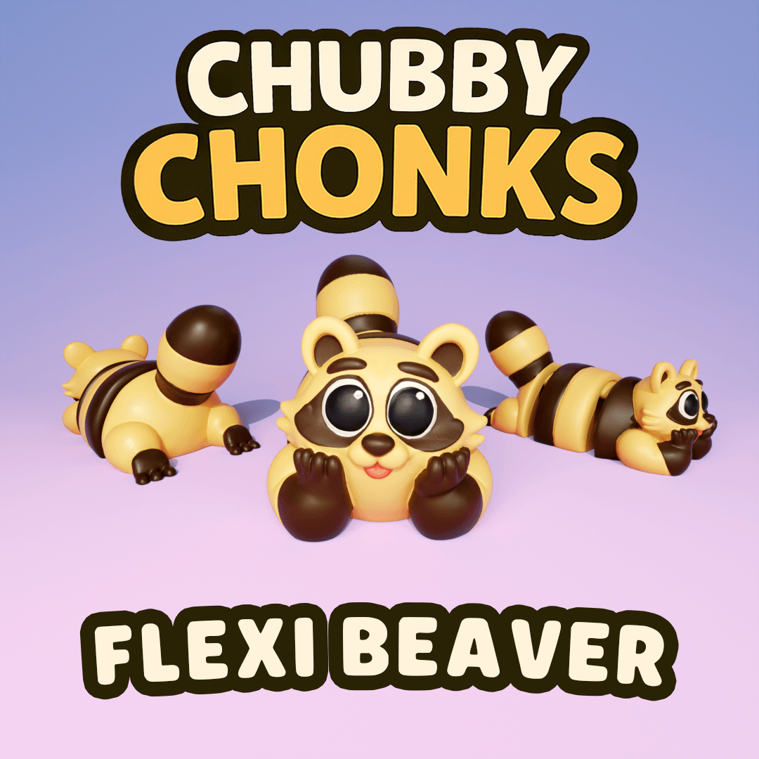 Flexi Raccoon.stl 3d model