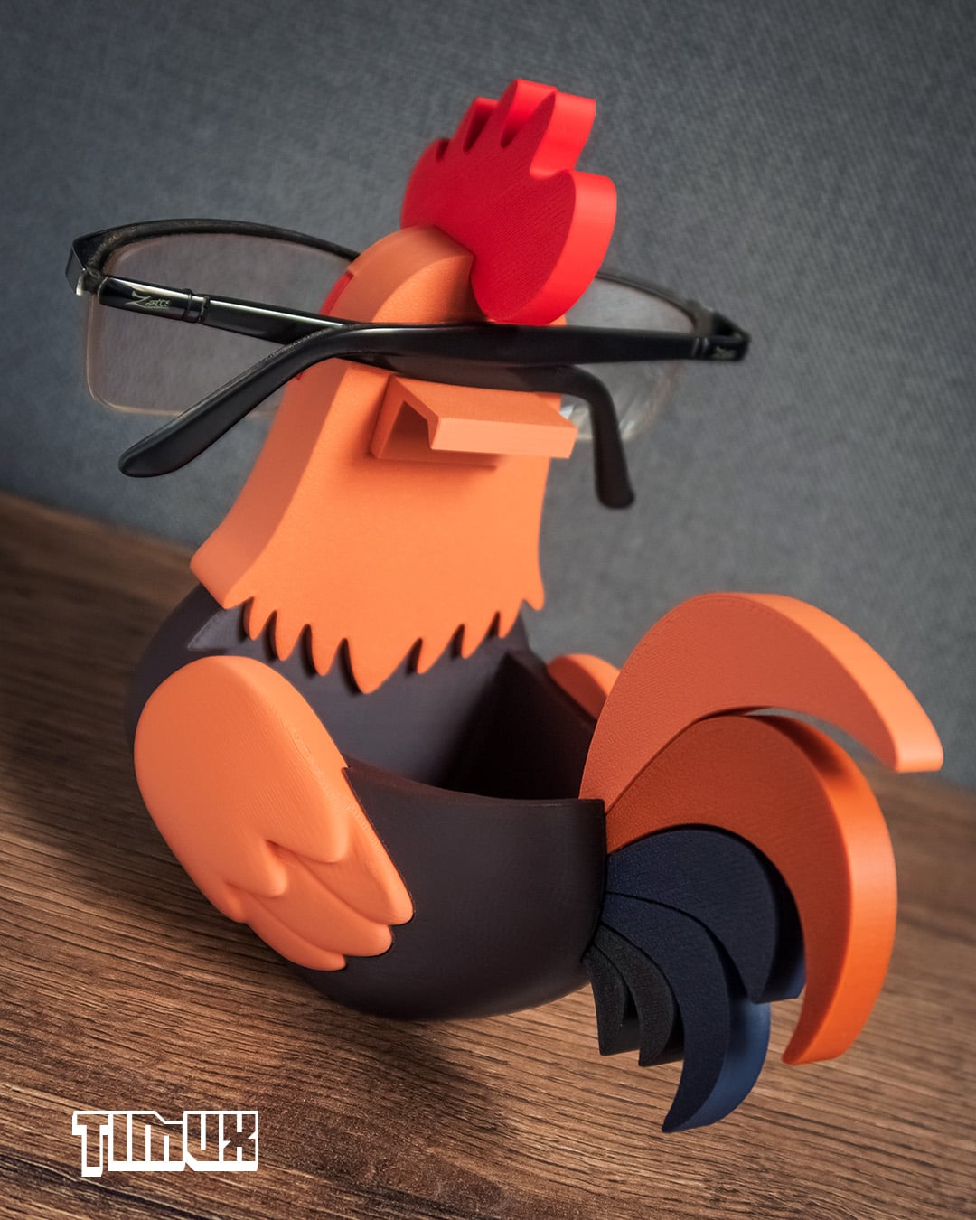 ROOSTER GLASSES HOLDER 3d model